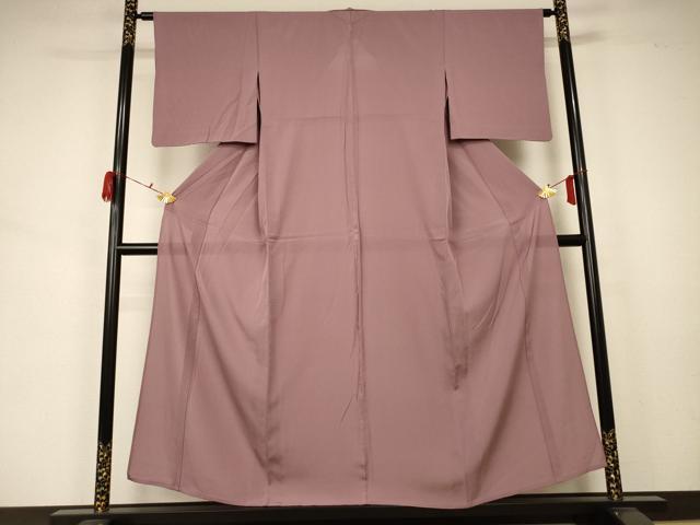 平和屋着物＊夏物　色無地　絽　鴇浅葱色　正絹　逸品　AABA2782jd