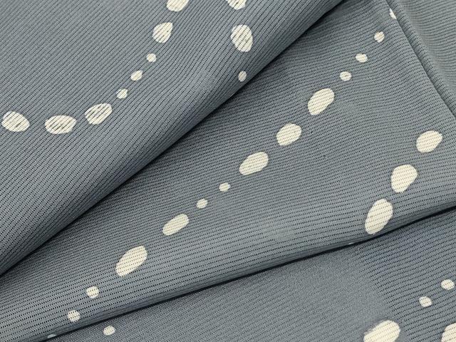 平和屋着物＊夏物　小紋　絽　流水文　正絹　逸品　AABA2789jd