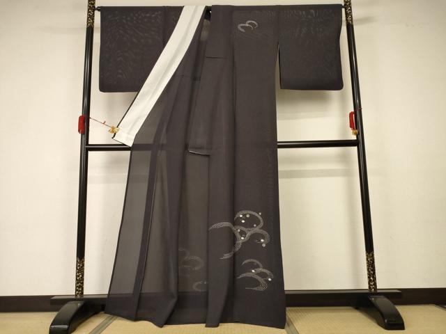 平和屋着物＊夏物 訪問着 絽 刺繍 丸文 正絹 逸品 AABA2801jd 【公式通販】
