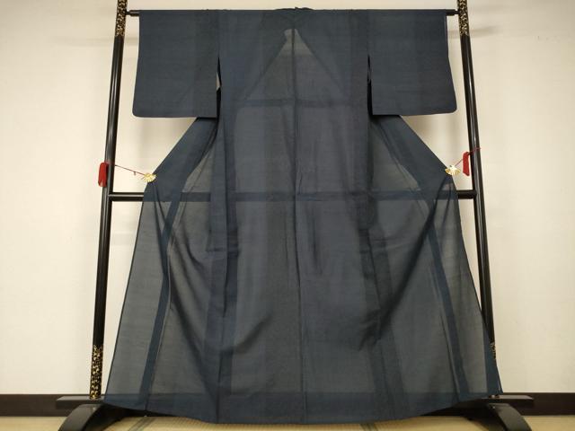 平和屋着物＊夏物　本場大島紬　夏大島　幾何学文様　正絹　逸品　AABA2802jd 平和屋着物＊夏物 本場大島紬 夏大島 幾何学文様 正絹 逸品 AABA2802jd