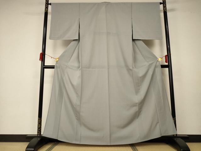 平和屋着物＊夏物　色無地　絽　利休白茶色　正絹　逸品　未使用　AABA2812jd