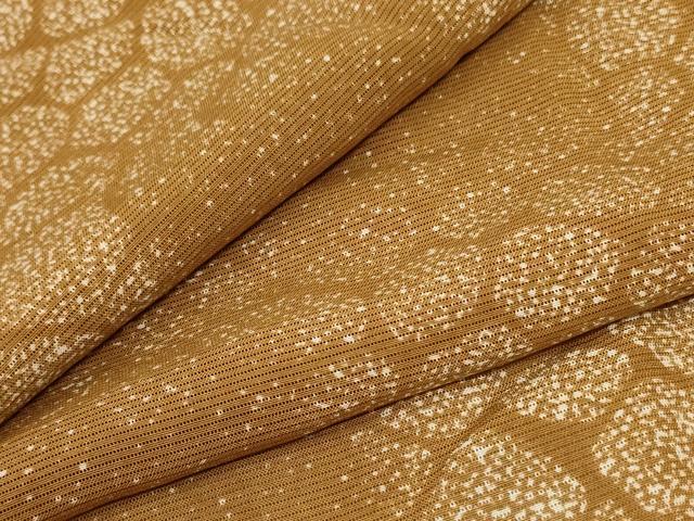 平和屋着物＊夏物　小紋　絽　市松文様　正絹　逸品　AABA2818jd