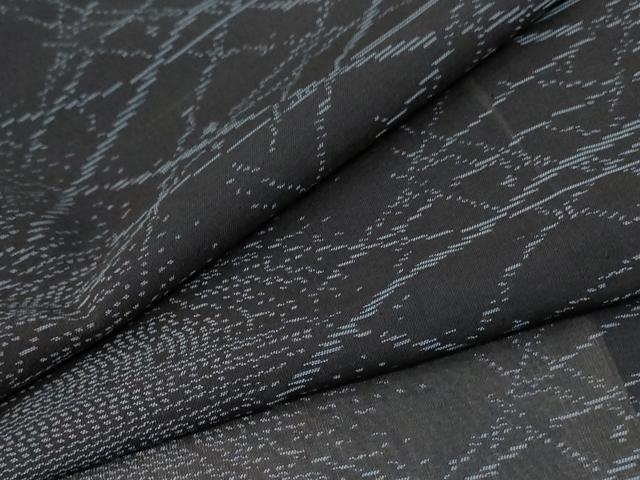 平和屋着物＊夏物　本場大島紬　夏大島　露芝文　ロング丈　正絹　逸品　AABA2836jd