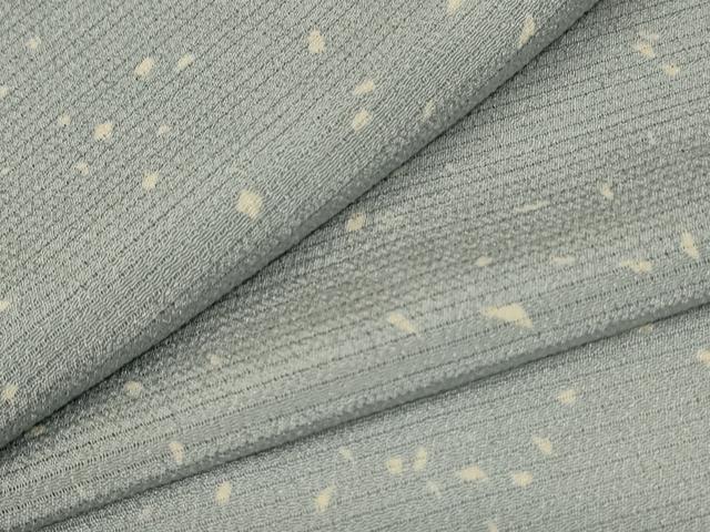 平和屋着物＊夏物　小紋　絽　霞文　正絹　逸品　AABA2839jd