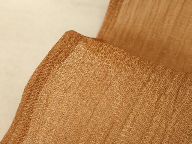 平和屋着物＊夏物　小千谷ちぢみ　枝葉文　麻　逸品　未使用　AABA2844jd 平和屋着物＊夏物 小千谷ちぢみ 枝葉文 麻 逸品 未使用 AABA2844jd 紬