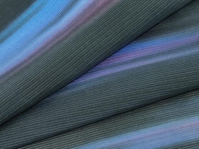 平和屋着物＊夏物　小紋　絽　霞文　暈し染め　正絹　逸品　未使用　AABA2859jd