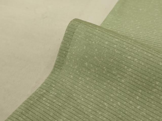 平和屋着物＊夏物 小紋 絽 瓢箪花文 五泉 反端付き 正絹 逸品