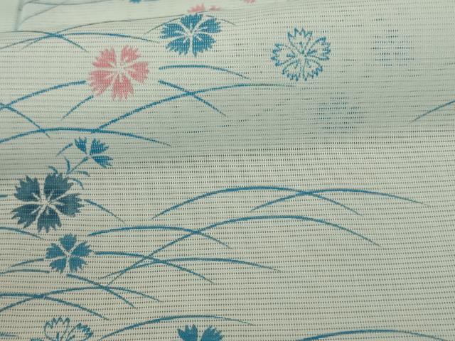 平和屋着物＊夏物　小紋　絽　芝桜文　洗える着物　AABA2868jd 平和屋着物＊夏物 小紋 絽 芝桜文 洗える着物 AABA2868jdの通販はau
