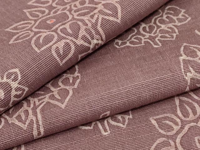 平和屋着物＊夏物　紗紬　舞花文　正絹　逸品　未使用　AABA2908jd