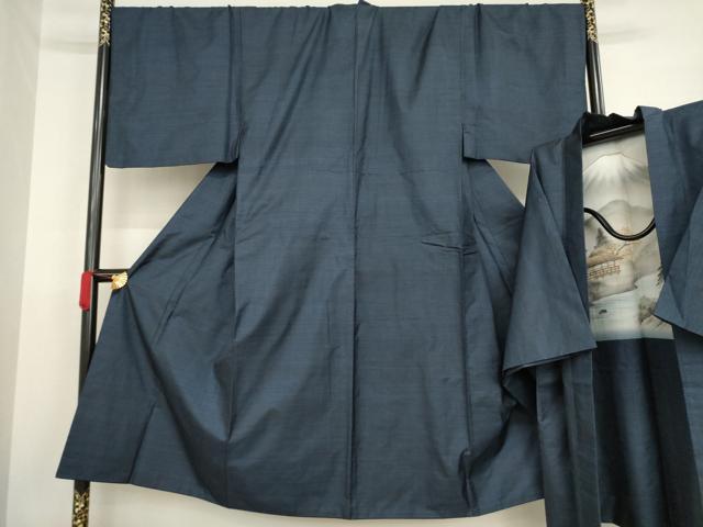 平和屋着物●男性　本場大島紬　アンサンブル　100亀甲　総詰め　正絹　逸品　AABA3309ck