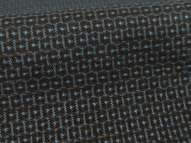 平和屋着物○男性 本場大島紬 アンサンブル 100亀甲 総詰め 正絹 逸品