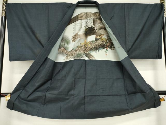 平和屋着物○男性 本場大島紬 アンサンブル 100亀甲 総詰め 正絹 逸品