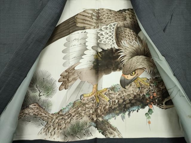 平和屋着物○男性 本場大島紬 アンサンブル 100亀甲 総詰め 正絹 逸品