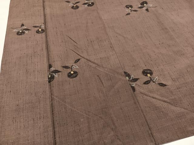 平和屋着物○上質な紬 成り物 正絹 逸品 AABA3767ph