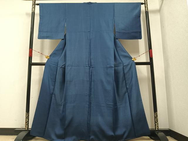 平和屋着物●お召　訪問着　霞文　正絹　逸品　AABA4285ph