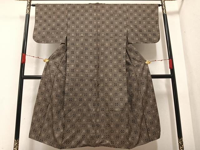 平和屋着物○本場大島紬 龍郷絣 正絹 逸品 AAAV7344zg