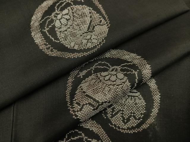 平和屋着物●本場大島紬　カタス9マルキ　地空き　毬　正絹　逸品　AABA4333ph