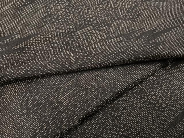 平和屋着物●本場大島紬　風景樹林文　正絹　逸品　未使用　AABA4347ph