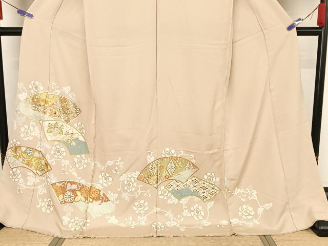 平和屋着物○豪華色留袖 トキワ商事 駒刺繍 地紙花唐草文 上代54万