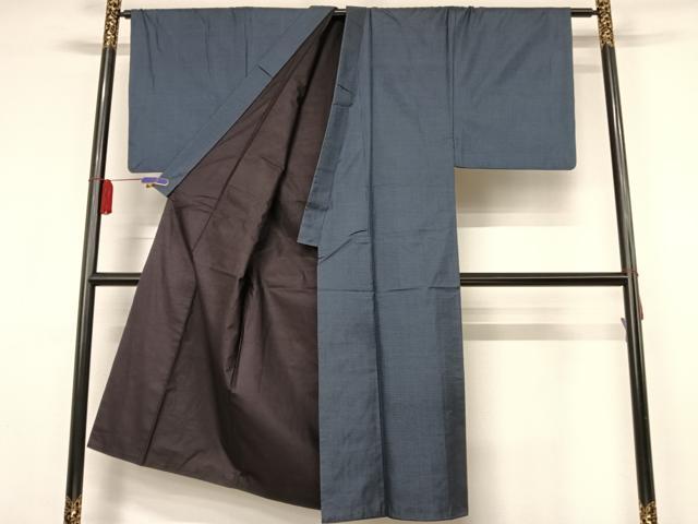 平和屋着物○男性 本場大島紬 アンサンブル 100亀甲 総詰め 正絹 逸品  