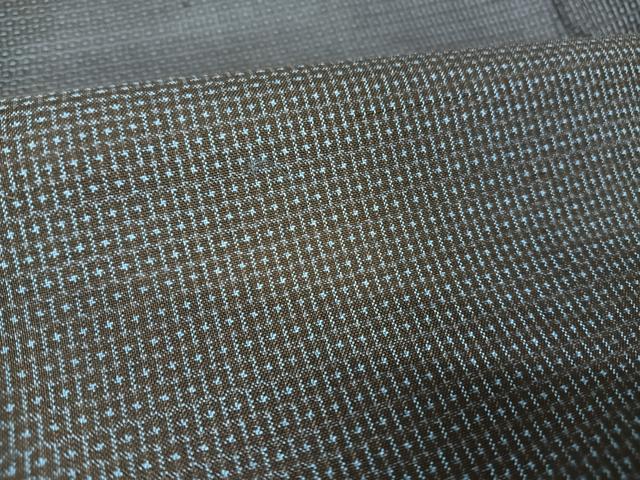 平和屋着物○男性 本場大島紬 アンサンブル 100亀甲 総詰め 正絹 逸品  