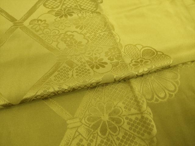 平和屋着物○振袖用長襦袢 無双仕立て 花間道 正絹 逸品 AABA4859ck