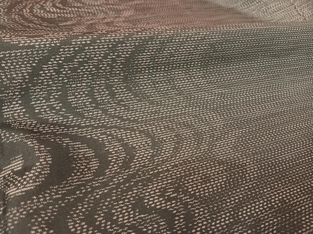 平和屋着物○本場大島紬 流水文 正絹 逸品 AABA4930np