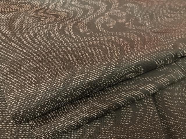 平和屋着物●本場大島紬　流水文　正絹　逸品　AABA4930np