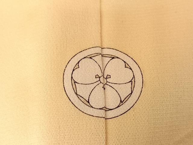 平和屋着物●訪問着　総刺繍　孔雀文　暈し染め　金銀糸　正絹　逸品　AABH4565ck_8