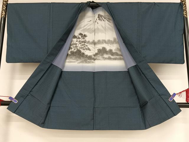 平和屋着物○男性 本場大島紬 100亀甲 総詰め アンサンブル 正絹 逸品  