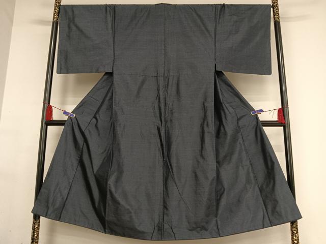 平和屋着物●男性　本場村山大島紬　亀甲文様　正絹　逸品　AABA5027np