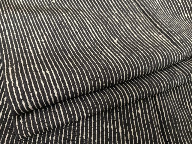 平和屋着物●上質な小紋　縞　正絹　逸品　AABA5071np