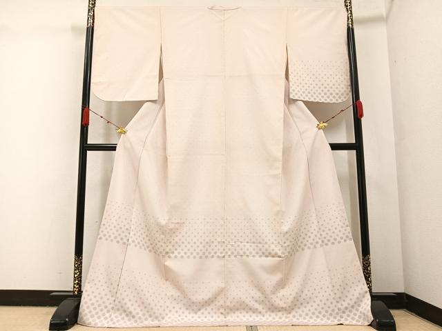 平和屋着物●本塩沢　訪問着　110亀甲　ますいわ屋扱い　正絹　逸品　AABA5225ph