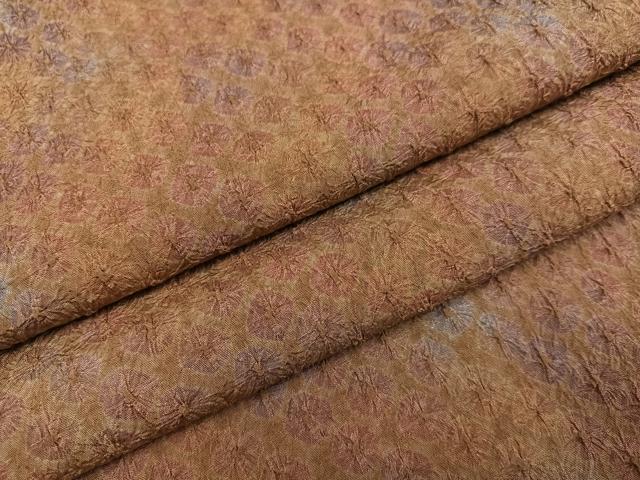 平和屋着物●上質な小紋　総絞り　正絹　逸品　AABA5265ph