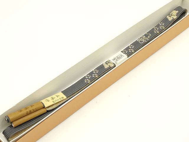 平和屋着物●和装小物　無形文化財　江戸組紐　五嶋紐　帯締め　高麗組 綾出し　金銀糸　逸品　新品　AABA5302ay