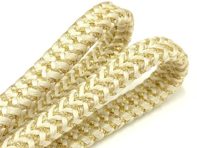 平和屋着物○極上 有職組紐道明 帯締め 笹浪組 礼装 金糸 宮内庁御用