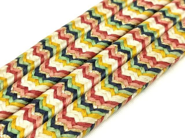 平和屋着物○極上 有職組紐道明 帯締め 御岳組 五舞鸞 金糸 宮内庁