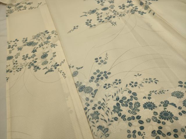 平和屋着物＊夏物　小紋　絽　草花文　正絹　逸品　AABA5524sx 平和屋着物＊夏物 小紋 絽 草花文 正絹 逸品 AABA5524sxの通販はau PAY