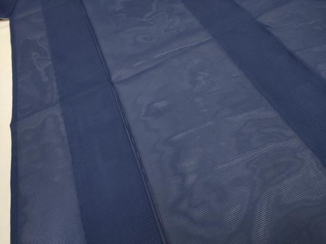 平和屋着物＊夏物 色無地 絽 深縹色 洗える着物 AABA5533sx