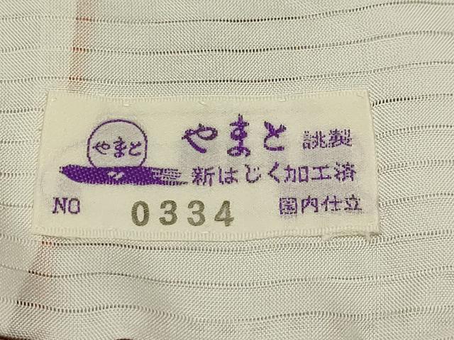 平和屋着物＊夏物　小紋　絽　草花紋紗　やまと誂製　正絹　逸品　AABA5535sx_4