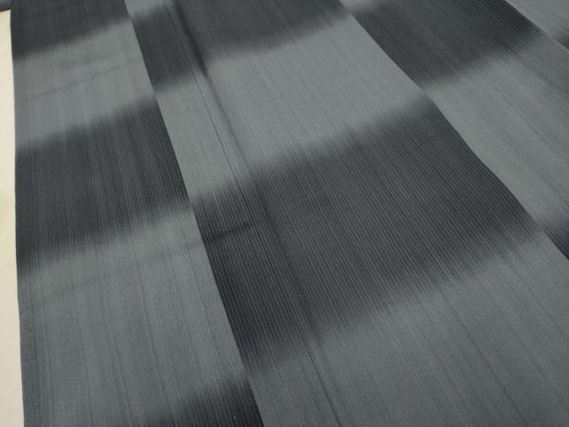 平和屋着物＊夏物 明石ちぢみ 変わり市松文様 やまと誂製 正絹 逸品