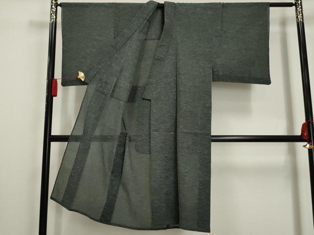 平和屋着物○男性 本場大島紬 アンサンブル 100亀甲 総詰め 羽裏：虎