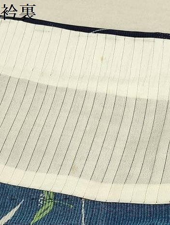 平和屋着物＊夏物 小紋 絽 草花文 洗える着物 AABA5693sx