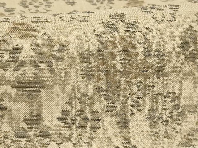 平和屋着物＊夏物 小紋 紗 飾花文 AABA5775sx