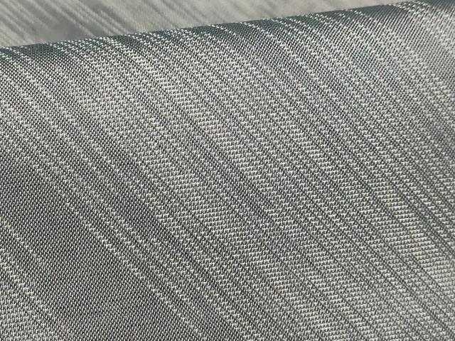 平和屋着物＊夏物　小紋　紗　霞文　ロング丈　正絹　逸品　AABA5777sx_5
