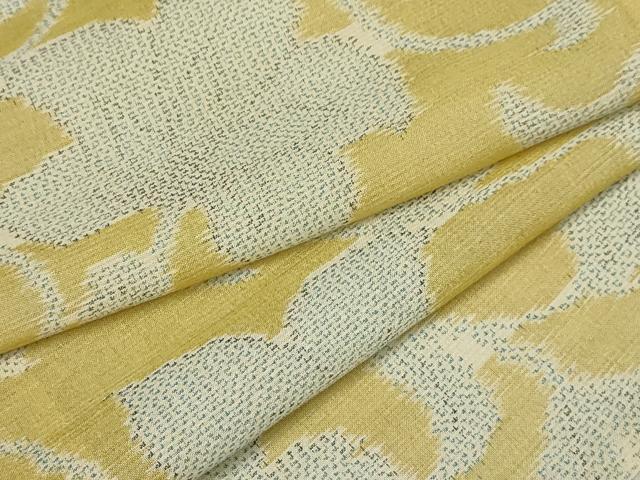 平和屋着物＊夏物　紗紬　更紗花文　正絹　逸品　AABA5788sx