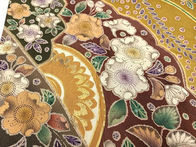 平和屋着物○豪華振袖 駒刺繍 絞り 辻が花 暈し染め 金彩 正絹 逸品