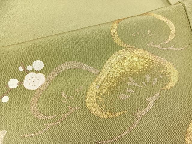 平和屋着物○豪華色留袖 駒刺繍 竹屋町刺繍 松竹梅群鶴文