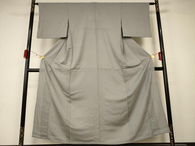 平和屋着物＊夏物　色無地　紗　蕎麦切色　正絹　逸品　AABA6509jd