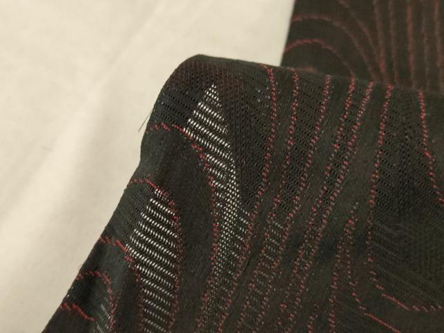 平和屋着物＊夏物 小紋 絽 流水文 正絹 逸品 AABA6540jd